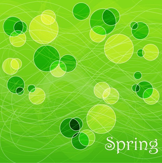 Abstract Spring Background