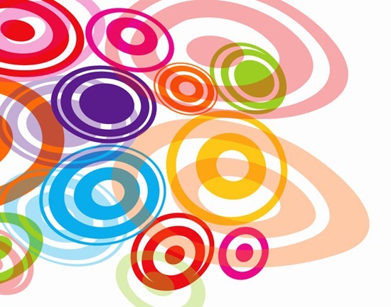 Colorful Circles Background