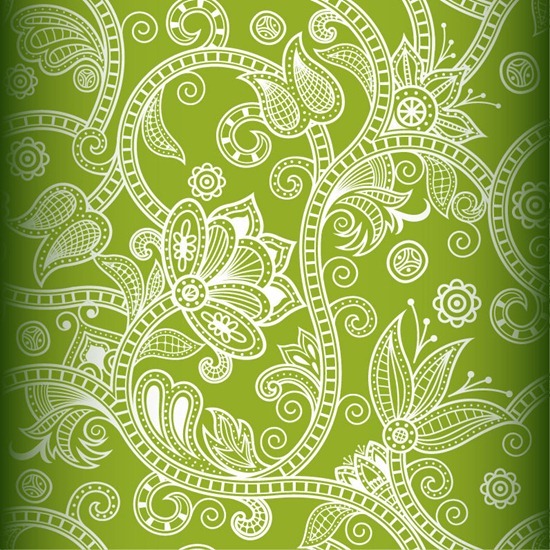 Free Seamless Floral Vector Background