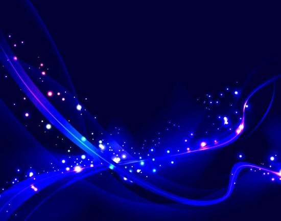 Abstract Blue Light Vector Background