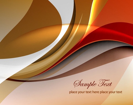 Abstract Curves Vector Background