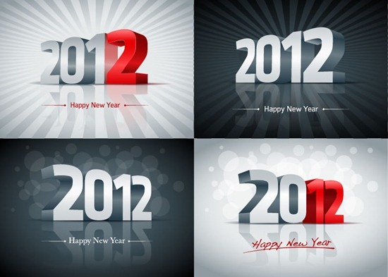 2012 New Year Vector Grapics