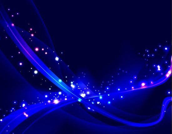 Abstract Blue Stylish Fantasy Background