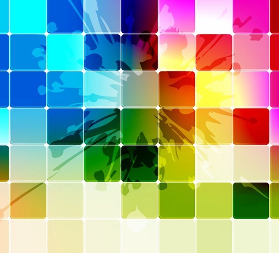 Abstract Colorful Mosaic Background Vector