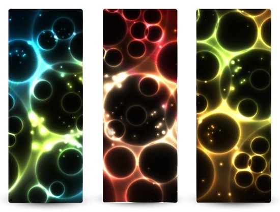 Abstract Vertical Banner Vector Set