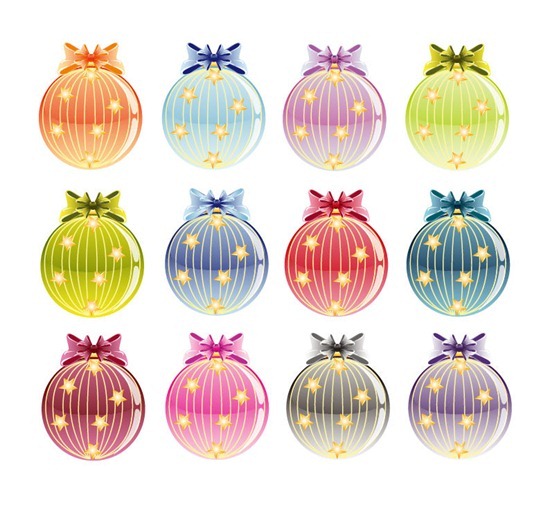 Christmas Bauble Vector Collection