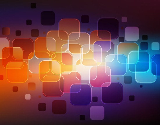 Abstract Colored Background Vector Graphic