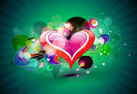 Abstract Valentine 39s Day Vector Art