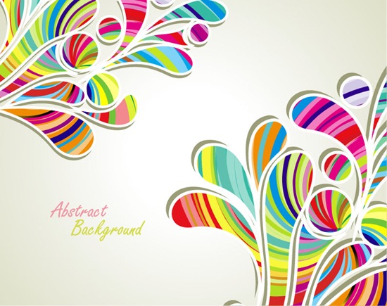 Colorful Abstract Background Vector Art