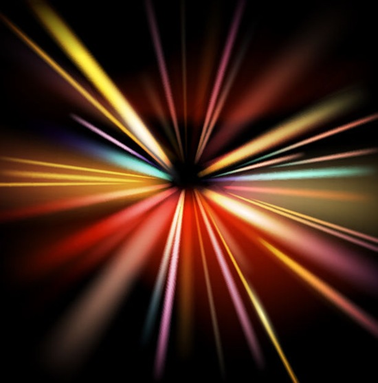 Colorful Vector Explosive Glow Vector Background