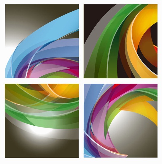 4 Vector Abstract Backgrounds