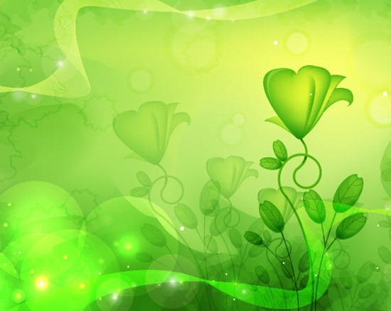 Abstract Green Design Vector Background