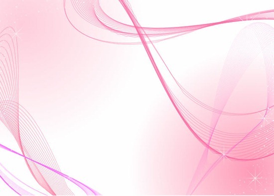 Abstract Wave Lines Pink Background