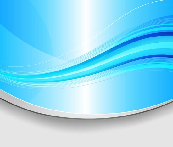 Blue Wave Abstract Background