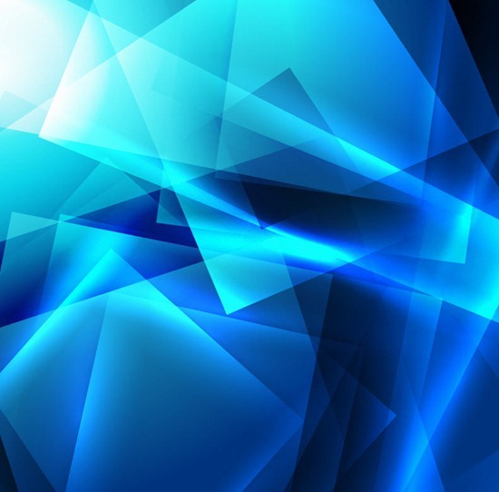 Bright Blue Abstract Background