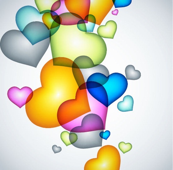 Transparent Heart Background