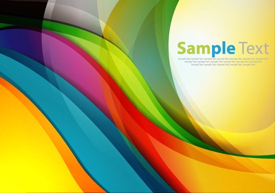 Vector of Abstract Colorful Background