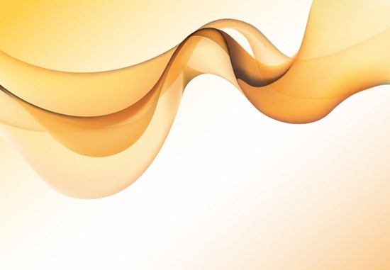 Abstract Yellow Smoke Vector Art