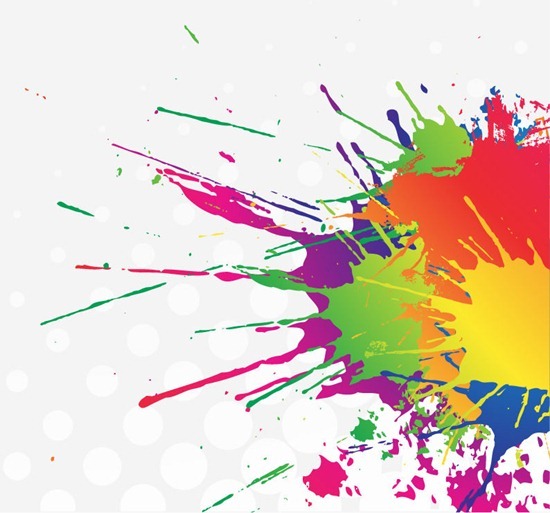 Ink Splatter Background Vector Art