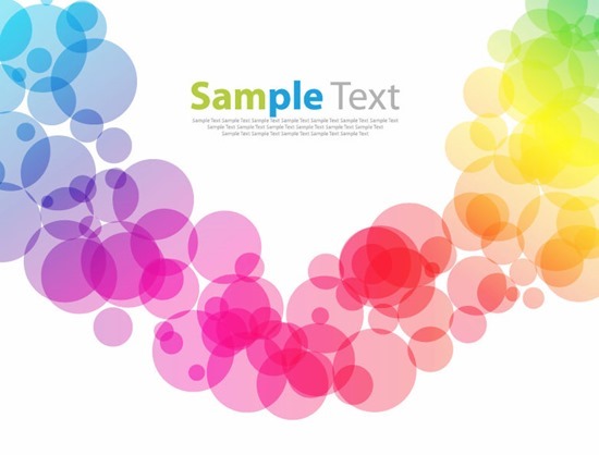 Abstract Vector Graphic Colorful Background