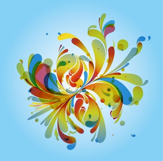 Abstract Colored Background Vector Art